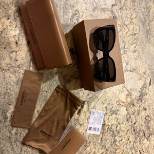 New with Tags Burberry Check Sunglasses